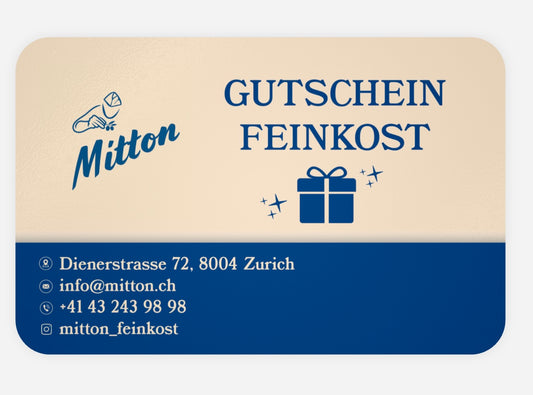 Mitton Gift Voucher